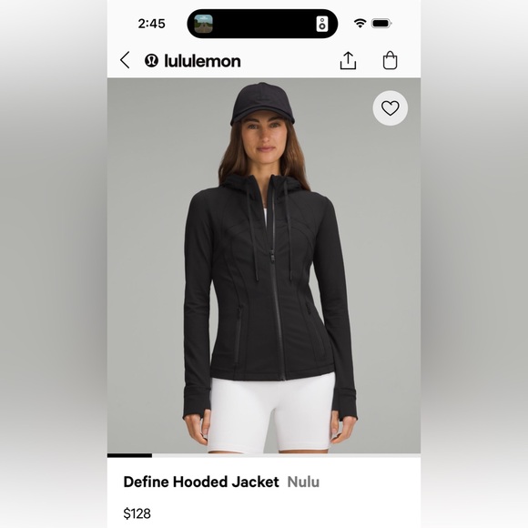 Lululemon jacket. Only selling because it’s the wrong size for me - Picture 1 of 4